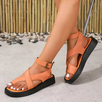 Karin™ – Orthopädische Zehensteg-Sandalen – Orange