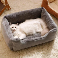 Sommertrauminsel Katzenbett | Ultimativer Komfort für Ihre Katze mit modernem Design und Sicherheit – Grau