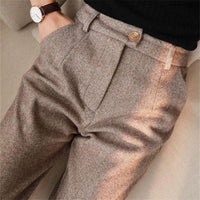 Lennart | Taillierte Hose – Braun
