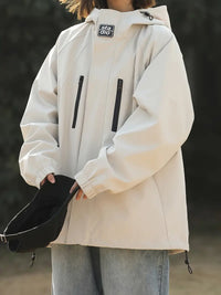 Shivorn | Athleisure Kapuzenjacke, bequem und modisch – Khaki