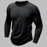 Kurzarm T-shirt für Herren – Klassisch für Business & Freizeit für Sommer – Schwarz