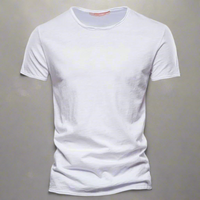 T-Shirt für Herren - Klassisches Anti-Schweiß Shirt für den Sommer – Weiß