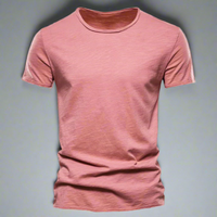 T-Shirt für Herren - Klassisches Anti-Schweiß Shirt für den Sommer – Rosa