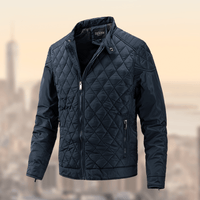 Despa | Herren Winterjacke mit Stehkragen – Eleganter Schutz vor der Kälte – Blau