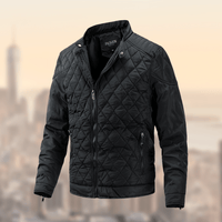 Despa | Herren Winterjacke mit Stehkragen – Eleganter Schutz vor der Kälte – Schwarz