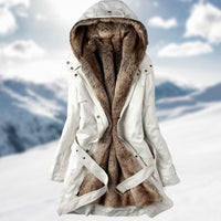 Hedda - Moderner und komfortabler Parka – Weiß