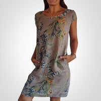 Michelle - Elegantes Kleid – Braun