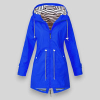 Stilvolle Wasserdichte Damen Jacke – Blau