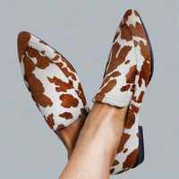 Elfriede | Chic Loafer with Subtle Heel – Braun