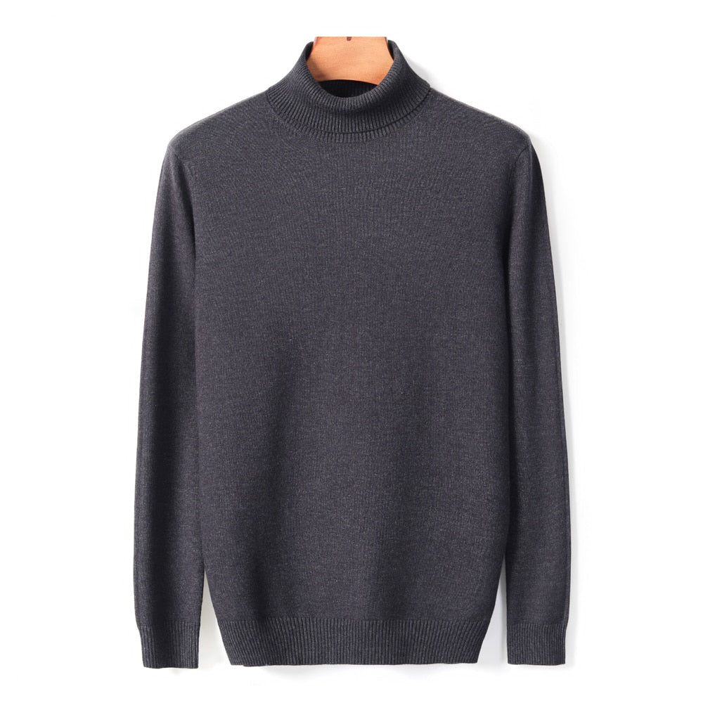 Warmer Herren Rollkragenpullover aus Merinowolle | Weich & Elegant