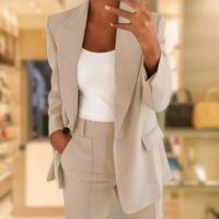 LILITH - BLAZER UND HOSEN-SET – Beige
