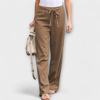 Loreen - Leichte Leinenhose – Braun