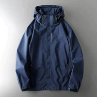 Herren-Winterjacke mit Wetterschutz | Kapuzenform – Marine