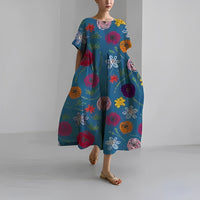 Adelia - Bohemian Blumen Kleid – Floral 4