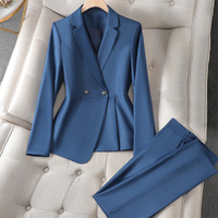 Elena | Executive Blazer Set – Saphirblau