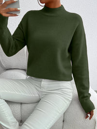 Sophie Pullover | Lässiger Strickpullover für Damen für gemütliche Tage – Olivegrün