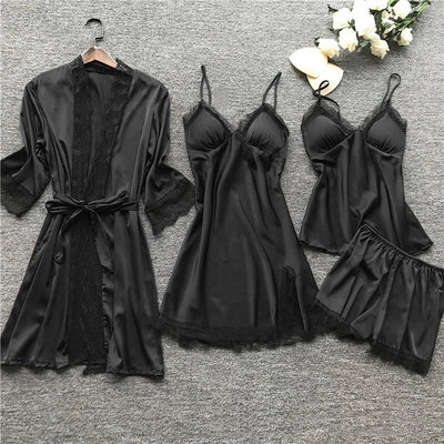 Sarina - Satin-Pyjama-Set