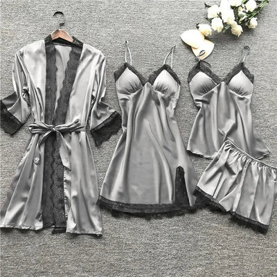 Sarina - Satin-Pyjama-Set