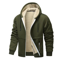 Lässige Fleecejacke für Stilvolle Herbsttage – Oliv
