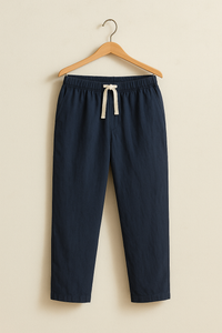 Laurentius Freizeithose mit Kordelzug – Marine