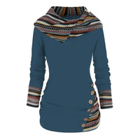 Layla | Schickes Kapuzenpullover – Blau