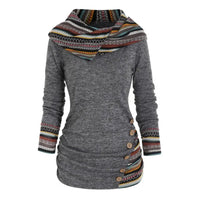 Layla | Schickes Kapuzenpullover – Dunkelgrau