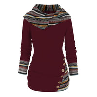 Layla | Schickes Kapuzenpullover – Bordeaux