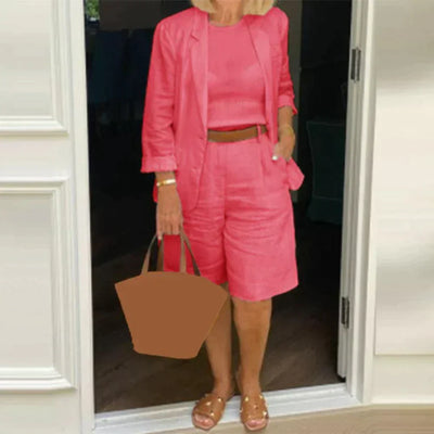 Zariah - Luxuriöses Blazer- und Shorts-Set