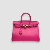 Bergener | Luxus Lederhandtasche – Rosa