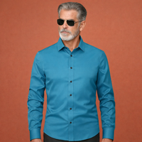 Slim-Fit Herrenhemd mit langen Ärmeln für Business- und Freizeitoutfits | Reinout – Olivgrün