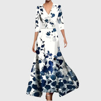 Leila | Elegantes Kleid – Blau