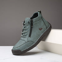 Leni™ - Ergonomische Ledersneaker – Dunkelgrün