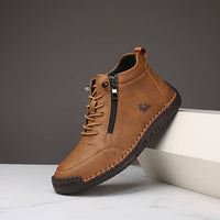 Leni™ - Ergonomische Ledersneaker – Hellbraun