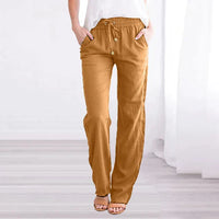 Zara - Schnurlockere Weitbein-Hose – Orange