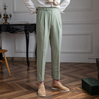 Liam | Vintage High Waist Hose – Grün