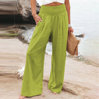 Leza | Damen Sommerhosen – Hellgrün