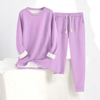 PAULA - THERMO FLEECE SET – Hellviolett