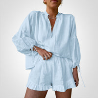 Elvira - Zweiteiliges Sommerset – Blau