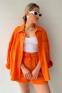 Vellana's Zweiteiliges Set | Strahlend in den Sommer! – Orange
