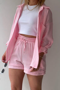 Vellana's Zweiteiliges Set | Strahlend in den Sommer! – Rosa