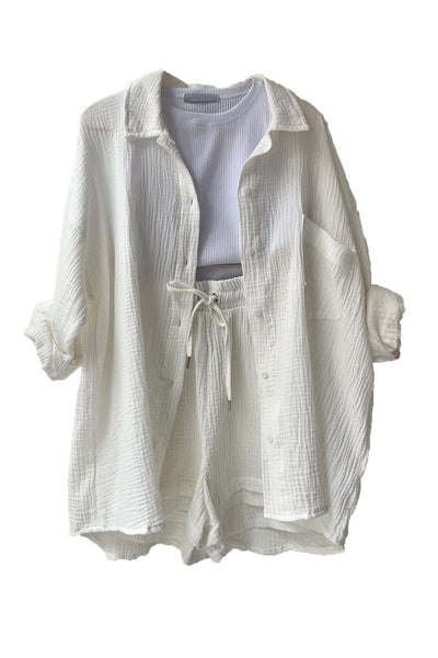 Heidi-Mode | Passforma Langarmshirt und Passende Shorts für Frauen Siena