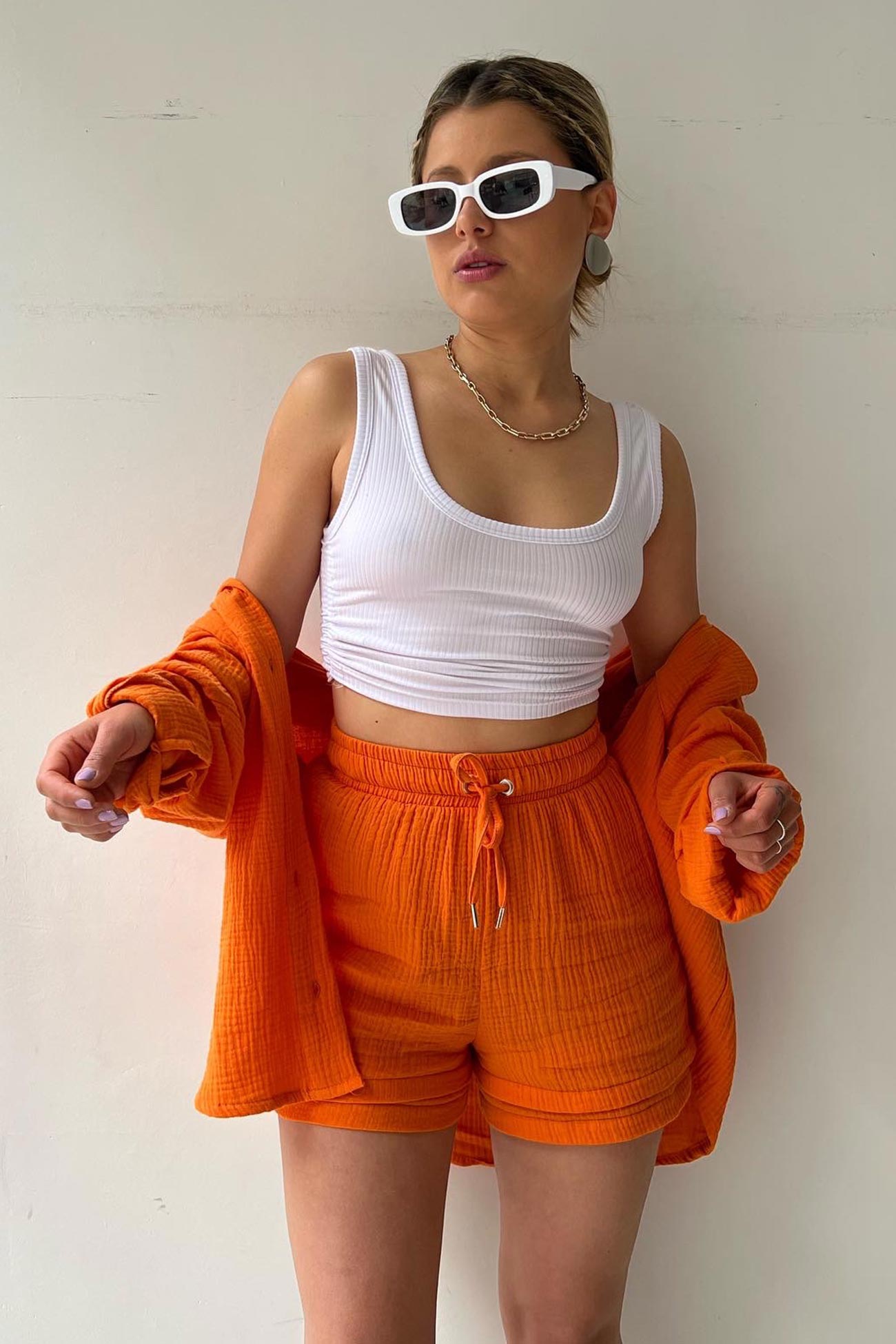 Heidi-Mode | Passforma Langarmshirt und Passende Shorts für Frauen Siena