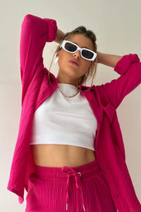 Vellana's Zweiteiliges Set | Strahlend in den Sommer! – Rot