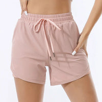 Eldrina | Damen Sportliche Kurze Hosen | Leicht – Rosa