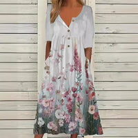 Nora | Bequemes Kleid – Rosa