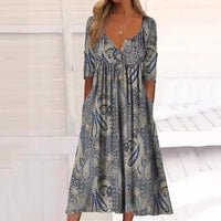 Nora | Bequemes Kleid – Grau