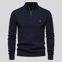 Max | Stilvoller Herrenpullover aus hochwertigem Strick – Marine