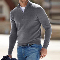 Pullover Herren Weste | Reißverschluss Freizeitmode – Grau