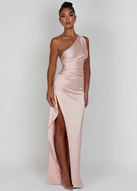 Lyric | Elegantes Maxikleid – Rosa
