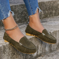 LunaFlex™ – Bequeme Mary Jane Loafer für Damen – Oliv